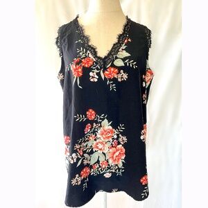 Harhay Floral Lace Top Large